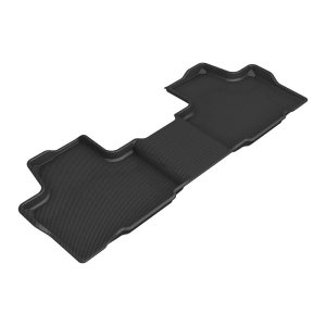 Lexus TX Floor Mat - Rear - 3D MAXpider - Kagu - Black - `24-`26 Lexus TX Floor Mat - Rear - 3D MAXpider - Kagu - Black - `24-`26